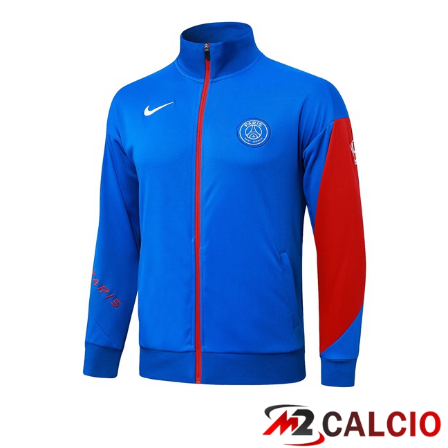 Maglie Calcio Personalizzate,Tute Calcio Squadre,Maglia Nazionale Italiana Calcio | Giacca Calcio Paris PSG Blu 2025/2026