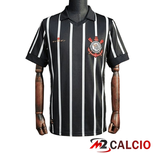 Maglie Calcio Personalizzate,Tute Calcio Squadre,Maglia Nazionale Italiana Calcio | Maglie Calcio Corinthians Retro Special Edition Nero 2012