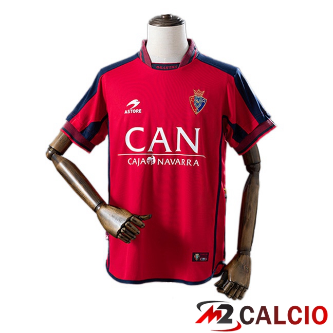 Maglie Calcio Personalizzate,Tute Calcio Squadre,Maglia Nazionale Italiana Calcio | Maglie Calcio CA Osasuna Retro Prima Rosso 2000-2001