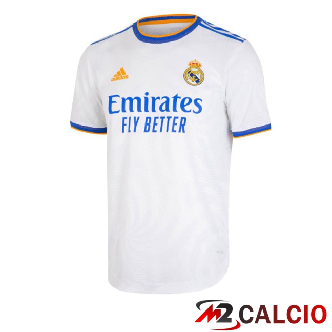 Maglie Calcio Personalizzate,Tute Calcio Squadre,Maglia Nazionale Italiana Calcio | Maglie Calcio Real Madrid Retro Prima Bianco 2021-2022