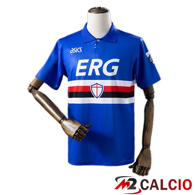 Maglie Calcio Personalizzate,Tute Calcio Squadre,Maglia Nazionale Italiana Calcio | Maglie Calcio UC Sampdoria Retro Prima Blu 1993-1994
