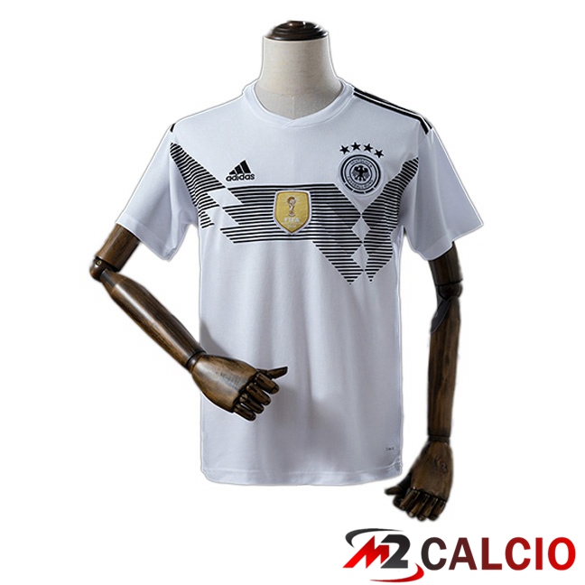 Maglie Calcio Personalizzate,Tute Calcio Squadre,Maglia Nazionale Italiana Calcio | Maglie Calcio Germania Retro Prima Bianco 2018 World Cup