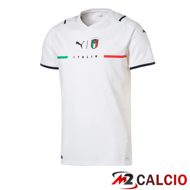 Maglie Calcio Personalizzate,Tute Calcio Squadre,Maglia Nazionale Italiana Calcio | Maglie Calcio Italia Retro Seconda Bianco 2021