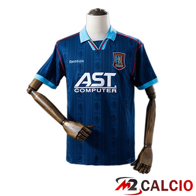 Maglie Calcio Personalizzate,Tute Calcio Squadre,Maglia Nazionale Italiana Calcio | Maglie Calcio Aston Villa Retro Seconda Blu 1995-1996
