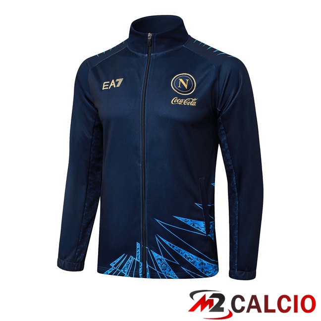 Maglie Calcio Personalizzate,Tute Calcio Squadre,Maglia Nazionale Italiana Calcio | Giacca Calcio SSC Napoli Blu Reale 2025/2026