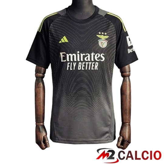 Maglie Calcio Personalizzate,Tute Calcio Squadre,Maglia Nazionale Italiana Calcio | Maglie Calcio Benfica Portiere Nero 2025/2026