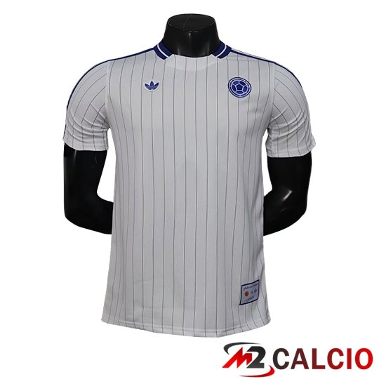Maglie Calcio Personalizzate,Tute Calcio Squadre,Maglia Nazionale Italiana Calcio | Maglie Calcio Colombia Special Edition Bianco 2026/2027
