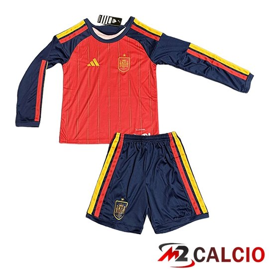 Maglie Calcio Personalizzate,Tute Calcio Squadre,Maglia Nazionale Italiana Calcio | Maglie Calcio Spagna Bambino Uomini Manica Lunga 2026/2027