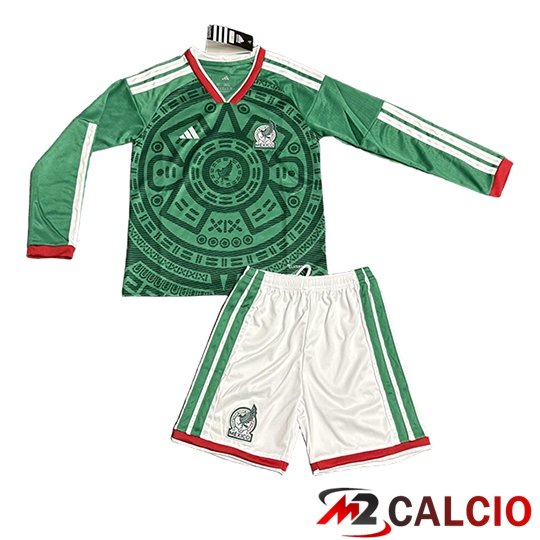 Maglie Calcio Personalizzate,Tute Calcio Squadre,Maglia Nazionale Italiana Calcio | Maglie Calcio Messico Bambino Uomini Manica Lunga 2026/2027
