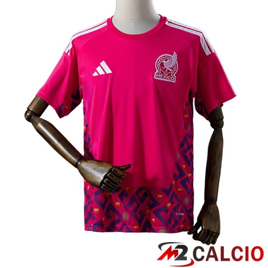 Maglie Calcio Personalizzate,Tute Calcio Squadre,Maglia Nazionale Italiana Calcio | Maglie Calcio Messico Portiere Rosa 2026/2027