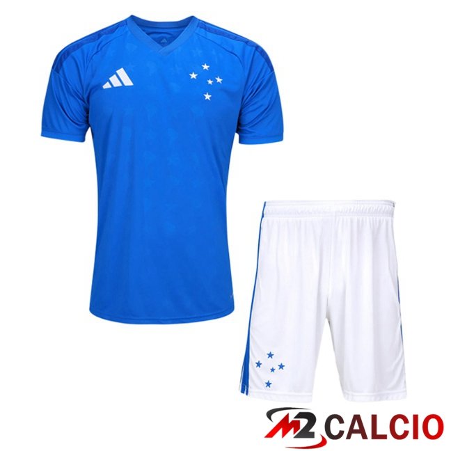 Maglie Calcio Personalizzate,Tute Calcio Squadre,Maglia Nazionale Italiana Calcio | Maglie Calcio Cruzeiro EC Bambino Prima Blu 2026/2027
