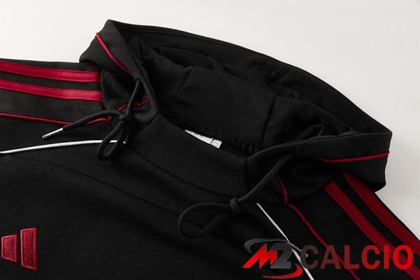 Tuta Calcio - Felpa Con Cappuccio FC Liverpool Nero 2026/2027