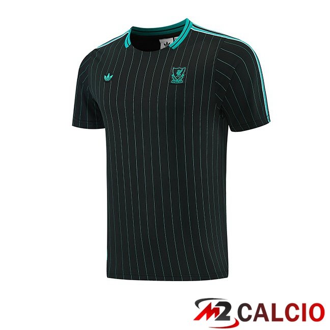 Maglie Calcio Personalizzate,Tute Calcio Squadre,Maglia Nazionale Italiana Calcio | T Shirt Allenamento FC Liverpool Nero 2026/2027