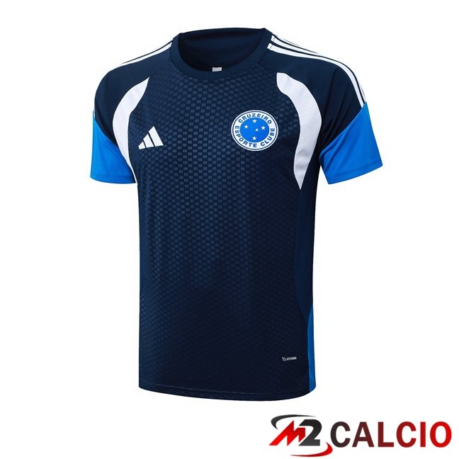 Maglie Calcio Personalizzate,Tute Calcio Squadre,Maglia Nazionale Italiana Calcio | T Shirt Allenamento Cruzeiro EC Blu Reale 2026/2027