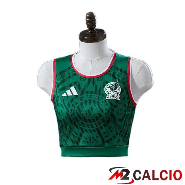 Maglie Calcio Personalizzate,Tute Calcio Squadre,Maglia Nazionale Italiana Calcio | Maglie Calcio Messico Court Donna Prima Verde 2026/2027