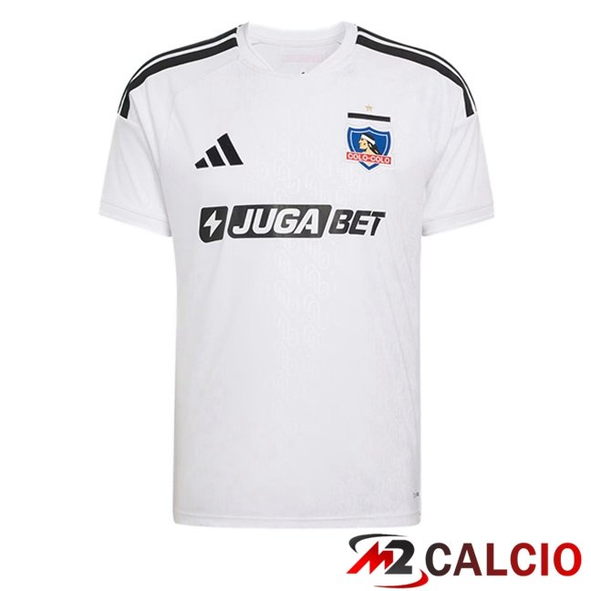 Maglie Calcio Personalizzate,Tute Calcio Squadre,Maglia Nazionale Italiana Calcio | Maglie Calcio Colo-Colo Prima Bianco 2025/2026