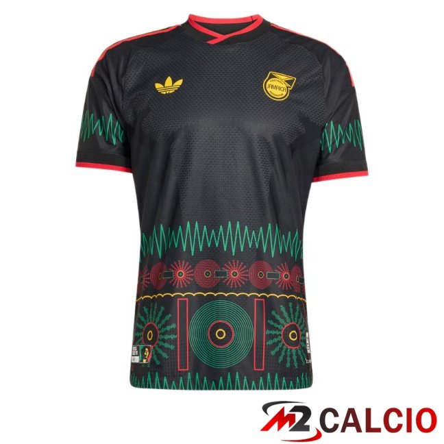 Maglie Calcio Personalizzate,Tute Calcio Squadre,Maglia Nazionale Italiana Calcio | Maglie Calcio Giamaica Seconda Nero 2026/2027