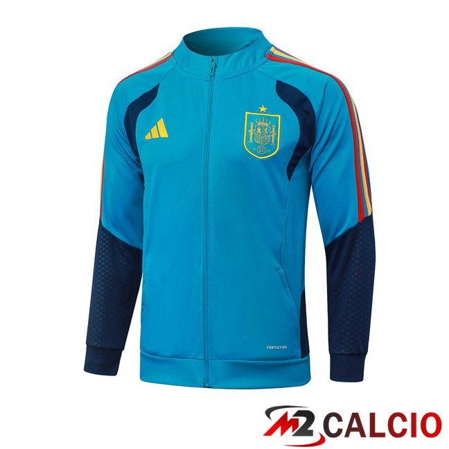 Maglie Calcio Personalizzate,Tute Calcio Squadre,Maglia Nazionale Italiana Calcio | Giacca Calcio Spagna Blu 2026/2027