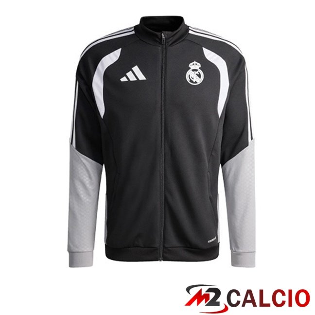 Maglie Calcio Personalizzate,Tute Calcio Squadre,Maglia Nazionale Italiana Calcio | Giacca Calcio Real Madrid Grigio 2026/2027