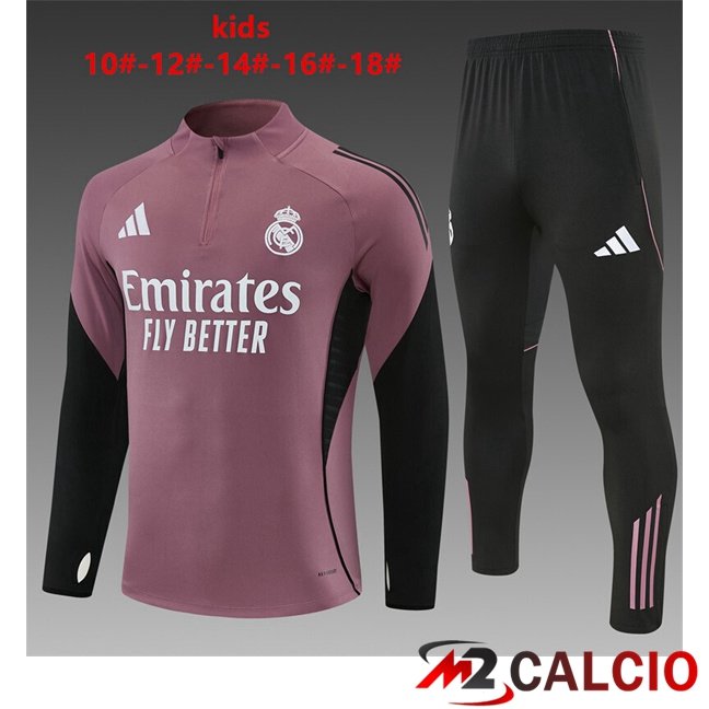Maglie Calcio Personalizzate,Tute Calcio Squadre,Maglia Nazionale Italiana Calcio | Insieme Tuta Calcio Real Madrid Bambino Viola 2026/2027