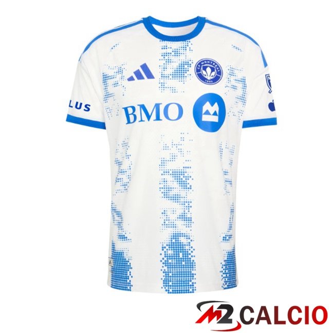Maglie Calcio Personalizzate,Tute Calcio Squadre,Maglia Nazionale Italiana Calcio | Maglie Calcio CF Montréal Seconda Bianco Blu 2026/2027