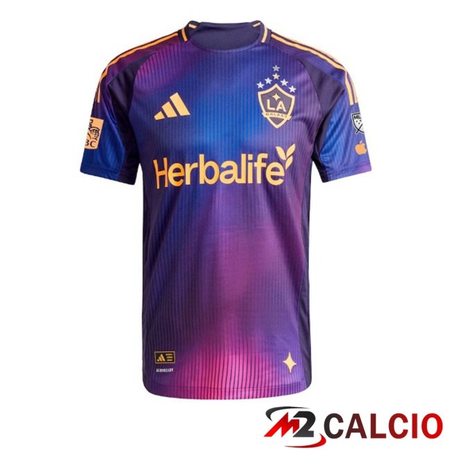 Maglie Calcio Personalizzate,Tute Calcio Squadre,Maglia Nazionale Italiana Calcio | Maglie Calcio LA Galaxy Seconda Blu Viola 2026/2027