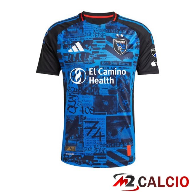 Maglie Calcio Personalizzate,Tute Calcio Squadre,Maglia Nazionale Italiana Calcio | Maglie Calcio San Jose Earthquakes Prima Blu 2026/2027