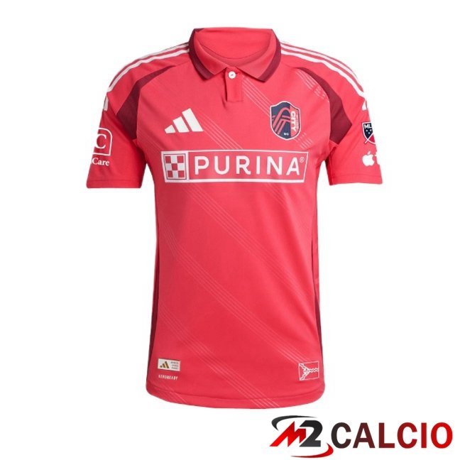 Maglie Calcio Personalizzate,Tute Calcio Squadre,Maglia Nazionale Italiana Calcio | Maglie Calcio St.Louis City FC Prima Rosso 2026/2027