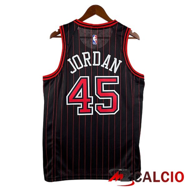 Maglia NBA Chicago Bulls (Michael Jordan 45) Nero 2025/2026