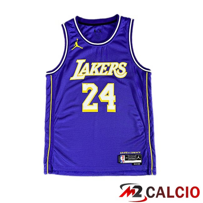 Maglie Calcio Personalizzate,Tute Calcio Squadre,Maglia Nazionale Italiana Calcio | Maglia NBA Los Angeles Lakers (Kobe Bryant 24) Viola 2025/2026