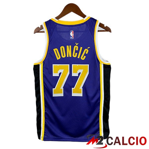 Maglia NBA Los Angeles Lakers (Luka Dončić 77) Edizione Speciale Edizione Speciale