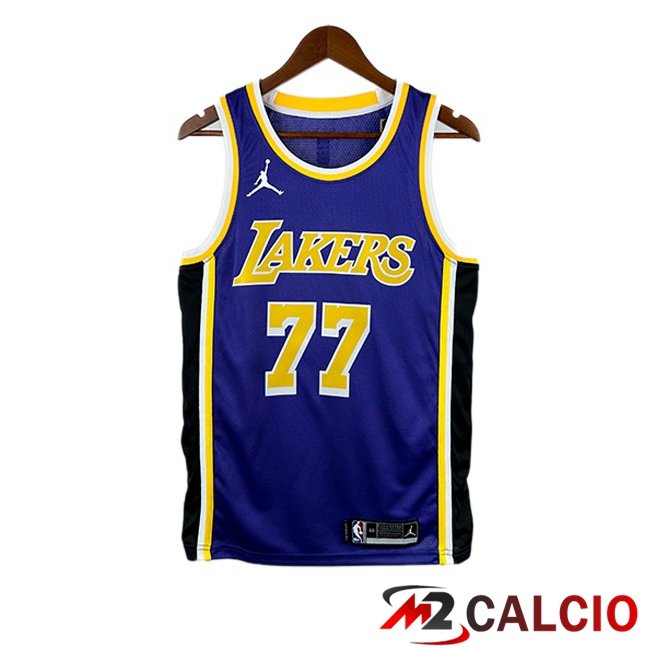 Maglie Calcio Personalizzate,Tute Calcio Squadre,Maglia Nazionale Italiana Calcio | Maglia NBA Los Angeles Lakers (Luka Dončić 77) Edizione Speciale Edizione Speciale