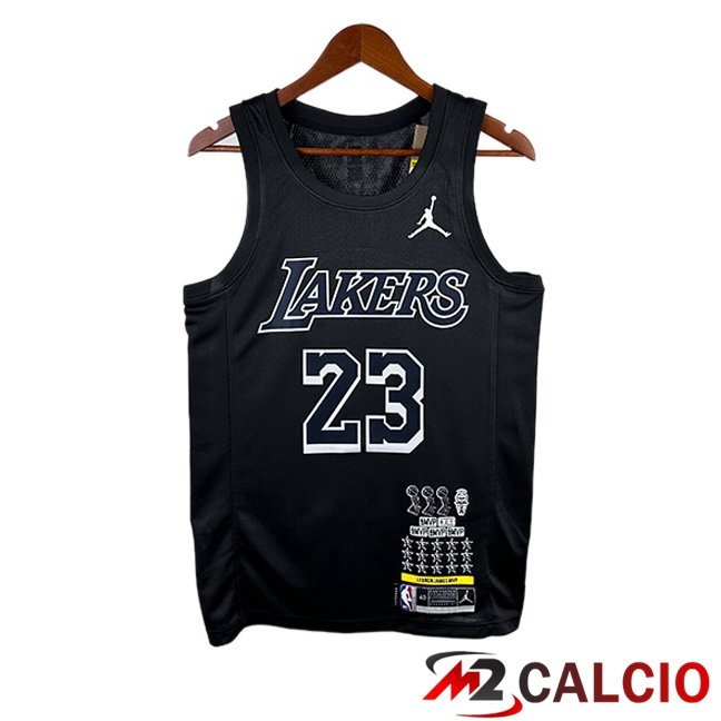 Maglie Calcio Personalizzate,Tute Calcio Squadre,Maglia Nazionale Italiana Calcio | Maglia NBA Los Angeles Lakers (LeBron James 23) Edizione Speciale Nero