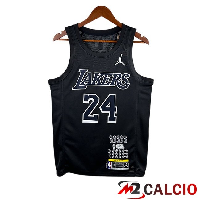 Maglie Calcio Personalizzate,Tute Calcio Squadre,Maglia Nazionale Italiana Calcio | Maglia NBA Los Angeles Lakers (Kobe Bryant 24) Edizione Speciale Nero