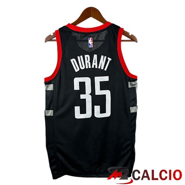 Maglia NBA Houston Rockets (Kevin Durant 35) Nero 2022/2023