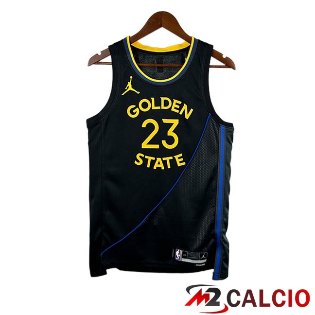 Maglie Calcio Personalizzate,Tute Calcio Squadre,Maglia Nazionale Italiana Calcio | Maglia NBA Golden State Warriors (Draymond Green 23) Nero 2024/2025