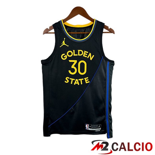 Maglie Calcio Personalizzate,Tute Calcio Squadre,Maglia Nazionale Italiana Calcio | Maglia NBA Golden State Warriors (Stephen Curry 30) Nero 2024/2025
