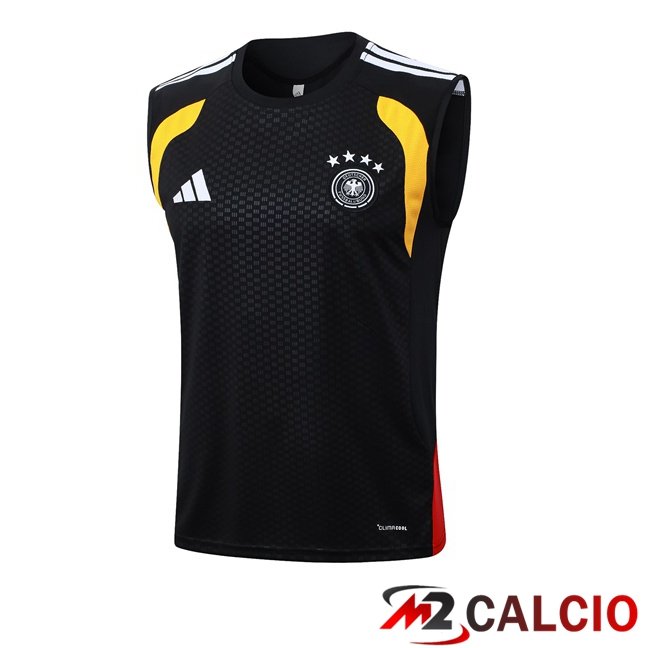 Maglie Calcio Personalizzate,Tute Calcio Squadre,Maglia Nazionale Italiana Calcio | Canotta Allenamento Germania Nero 2026/2027
