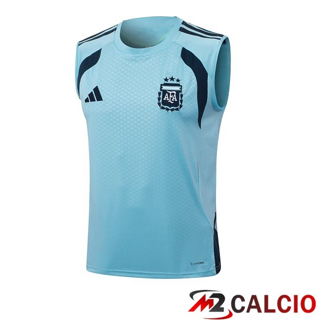 Maglie Calcio Personalizzate,Tute Calcio Squadre,Maglia Nazionale Italiana Calcio | Canotta Allenamento Argentina Blu 2026/2027