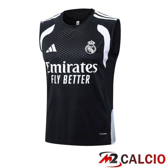 Maglie Calcio Personalizzate,Tute Calcio Squadre,Maglia Nazionale Italiana Calcio | Canotta Allenamento Real Madrid Nero 2026/2027
