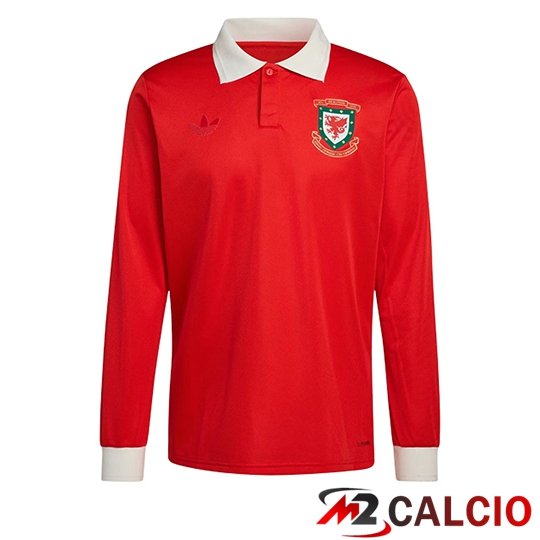 Maglie Calcio Personalizzate,Tute Calcio Squadre,Maglia Nazionale Italiana Calcio | Maglie Calcio Galles 150th Anniversary Manica Lunga 2026/2027