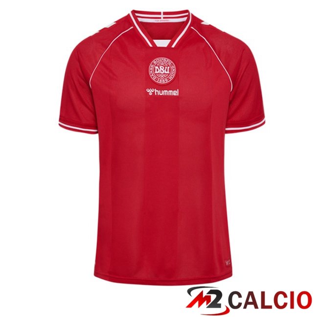 Maglie Calcio Personalizzate,Tute Calcio Squadre,Maglia Nazionale Italiana Calcio | Maglie Calcio Danimarca Prima Rosso 2026/2027