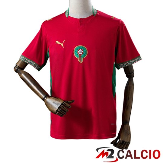 Maglie Calcio Personalizzate,Tute Calcio Squadre,Maglia Nazionale Italiana Calcio | Maglie Calcio Marocco Prima 2026/2027