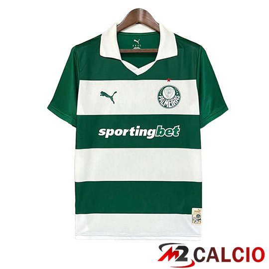 Maglie Calcio Personalizzate,Tute Calcio Squadre,Maglia Nazionale Italiana Calcio | Maglie Calcio Palmeiras Special Edition Verde/Bianco 2026/2027