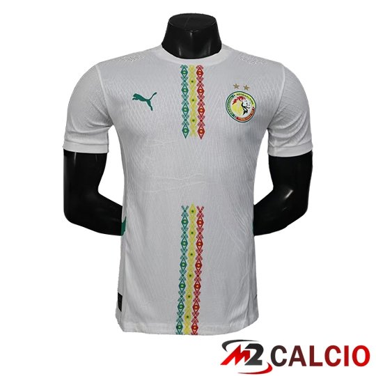 Maglie Calcio Personalizzate,Tute Calcio Squadre,Maglia Nazionale Italiana Calcio | Maglie Calcio Senegal Special Edition Bianco 2026/2027