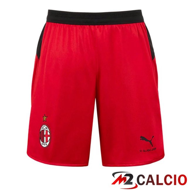 Maglie Calcio Personalizzate,Tute Calcio Squadre,Maglia Nazionale Italiana Calcio | Pantaloncini Calcio AC Milan Prima Rosso 2025/2026