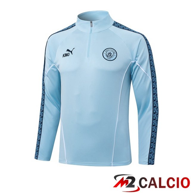 Maglie Calcio Personalizzate,Tute Calcio Squadre,Maglia Nazionale Italiana Calcio | Felpa Allenamento Manchester City Blu 2026/2027