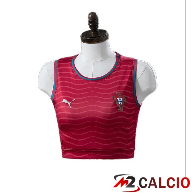 Maglie Calcio Personalizzate,Tute Calcio Squadre,Maglia Nazionale Italiana Calcio | Maglie Calcio Portogallo Court Donna Prima Rosso 2026/2027