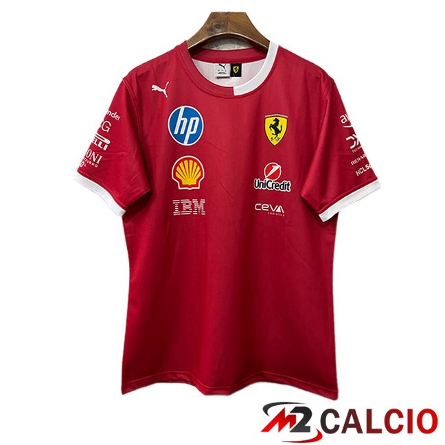 Maglie Calcio Personalizzate,Tute Calcio Squadre,Maglia Nazionale Italiana Calcio | Maglia Formule 1 Ferrari Rosso 2025/2026