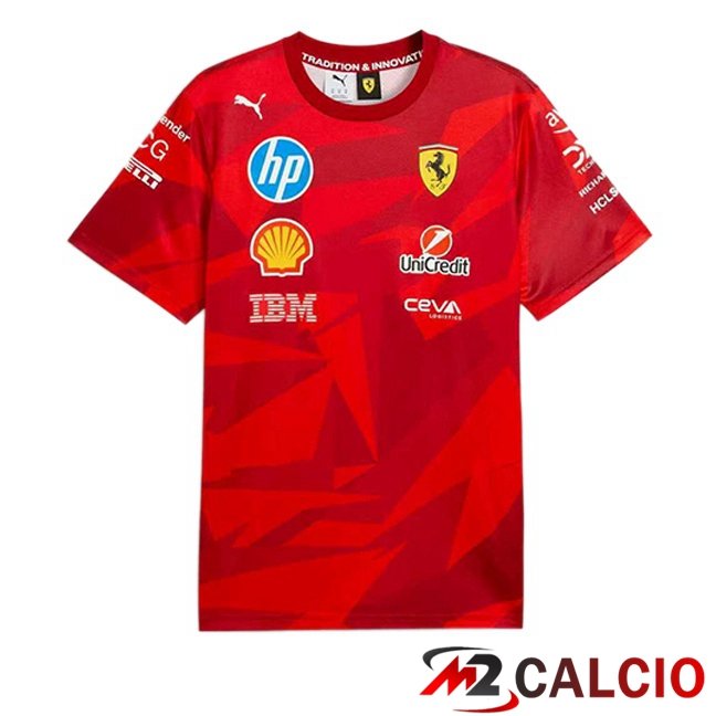 Maglie Calcio Personalizzate,Tute Calcio Squadre,Maglia Nazionale Italiana Calcio | Maglia Formule 1 Ferrari Rosso 2025/2026